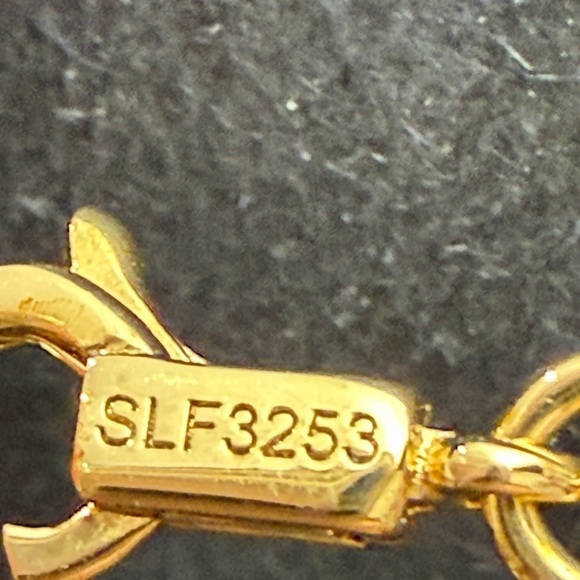 Celine Double Layer Gold Heart Necklace - Picture 6 of 7